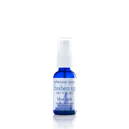 Expressive Scent 1oz Air Freshener Room Spray Odor Eliminator, Perfect for On The Go Travel and Home,Car,Bathroom,Kitchen,Office Blue Rain