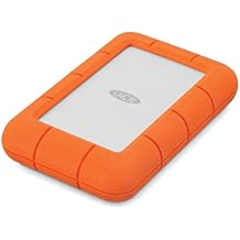 LaCie LAC301558 Rugged Mini USB 3.0 Portable External HD, Orange, 1TB