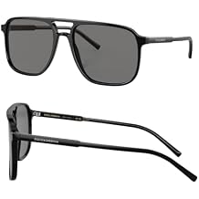 DOLCE & GABBANA DG4423 Pilot Shape Lettering Logo POLARIZED Sunglasses with Luxury Eyewear Kit