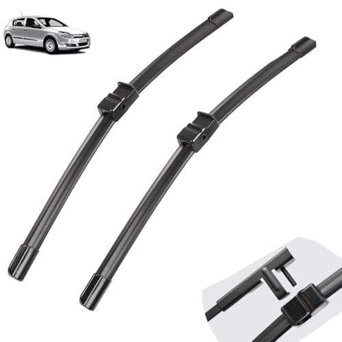 Wiper RHD & LHD Front Wiper Blades Compatible with Vauxhall Opel Astra H 2004-2009 Windshield Windscreen Window Brushes 2218 Size : Left Hand Drive