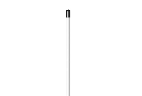 Checkers Industrial Safety Products Flagstaff Fiberglass Quick Disconnect Warning Whip, 8' Height (Pack of 1)