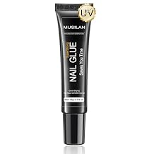 MUSILAN 18g Semi Solid Super Strong Nail Glue for Press On Nails - No UV Lamp Needed Quick Drying & Long-Lasting Professional Solid Nail Glue Gel for Fake False Acrylic Nails Tip at Home DIY Manicure