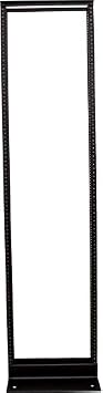 VC VERTICAL CABLE 2 Post Open Network Rack - 45U - Black