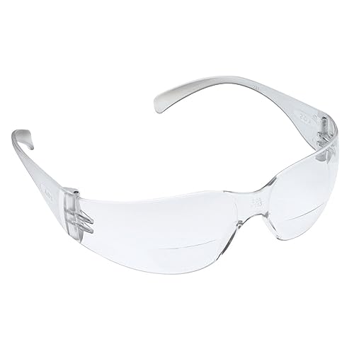 Safety Reader Glasses, 2.0, Clear, Antifog