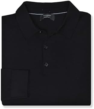 Banana Republic Mens 776571 Merino Wool Long Sleeve Polo Sweater,