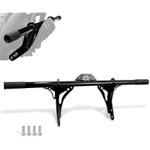 Highway Peg Crash Bar/Highway Footpegs Enginge guard for Harley Dyna with mid Control Models 2006-2017, for Street Bob FXDB/I Fat Bob FXDF Low Rider FXDL/I Wide Glide FXDWG/I,Gloss Black