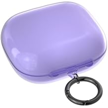 Valkit for Powerbeats Pro 2 Case Cover 2025 Soft TPU for Beats Powerbeats Pro 2 Case Clear Shockproof with Clear Kit & Keychain for Man Women(Clear Purple)