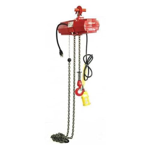Electric Chain Hoist, 300 lb, 10 ft.