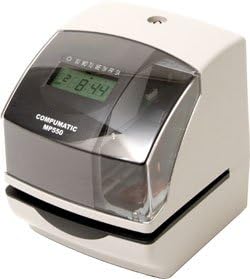 Compumatic MP550 Digital Electronic Time Recorder & Document Stamp