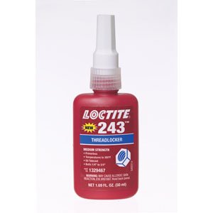 Part NO. LCP1329837 Loctite 243, Medium Strength Threadlocker, 10mL Bottle