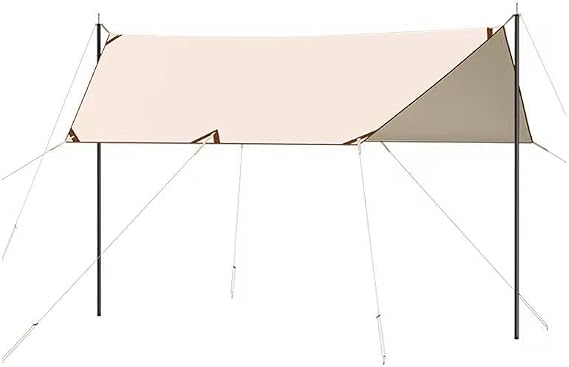 Suya Dayanıklı Güneşlik Tente 500x300 cm Plaj Kamp Bahçe Çadırı Gölgelik Oxford Kumaş