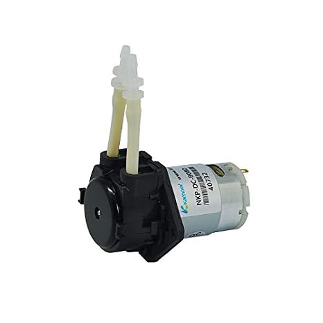High Flow Peristaltic Pump Lab Liquid Dosing Head Pump Large Peristaltic Metering Pump with Connector DC 3V BPT Tube