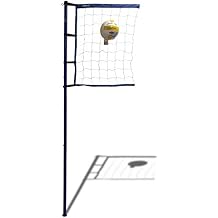 SunSport Volleyball Set - Includes Net, 6 Poles, Extra Straps, Durable Carry Bag & Instructions | Summer Sports