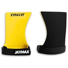 Cross Training Grips for Men & Women: Pull-Ups, Weightlifting, Gymnastics, WODs, Fingerless, Breathable, Durable, Comfortable Carbon Fibre Fit from Jaymax