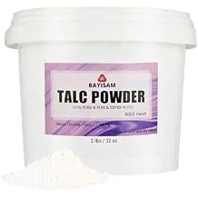 2 LBS Super Purity High Silicon Content Talcum Powder, 5000 Mesh Microfine Multi-Purpose Talc Powder for Chalk Painting, DIY Cosmetics,Tire Lubrication, Fitness