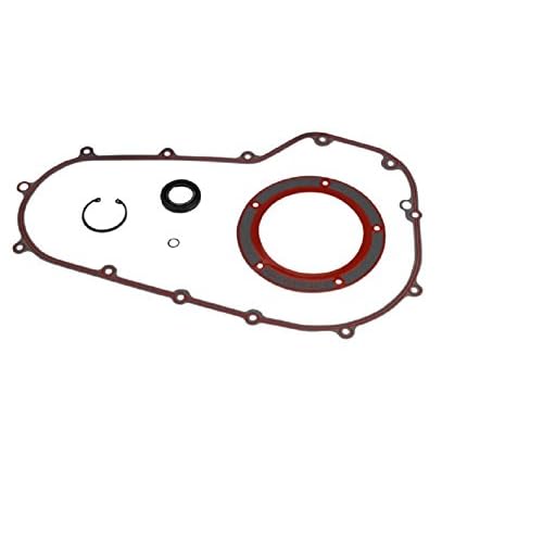 Orange Cycle Parts Primary Cover Gasket Kit Paper wBead includes Seal and O-Ring for Harley Touring 2007-2017 by James Gaskets JGI-34901-07-K