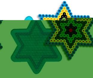Small Star Pegboard for Perler Fuse Beads