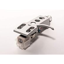 Silver Headshell, AT-3600L Cartridge and Stylus, Needle for Pioneer PLX-1000, PL-518, PL-530, PL-A35, PLX-500, PL-560, PL-200, PL-516, PL-255, PL-200X, XL-A700, PL-A45D