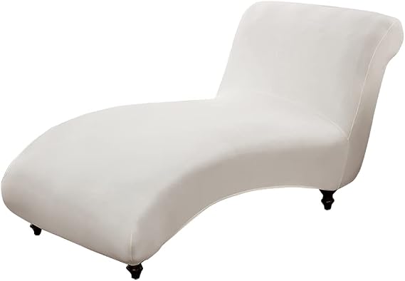 Chaise Covers for Living Room Chaise Lounge Cover Stretch Indoor Armless Lounge Chaise Slipcover Chaise Protector