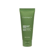 Farmacy Foaming Face Wash for Oily Skin - Whipped Greens Oil-Free Gentle Facial Cleanser & Exfoliator - Infused with Green Clay to Remove Impurities, Control Oil & Maintain Skin Hydration (50ml)