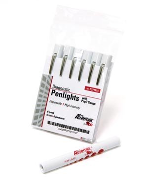Disposable Penlight with Pupil Gauge