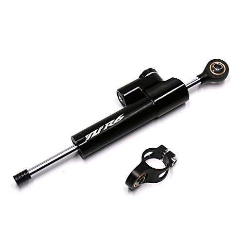 Motorcycle CNC Damper Steering StabilizerLinear Reversed Safety Control with Bracket For YZF R6 2006-2017 YZFR1 Mounting KitBLACK YZFR6