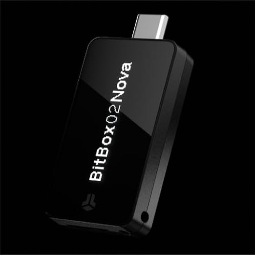 BitBox 02 Nova - Hardware Wallet for Bitcoin - iPhone Support, EAL Security Chip, Multiple Colours (Midnight Black)