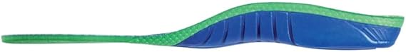 Sidas 3D Comfort Unisex Adults Green Comfort Insole Full-Length Arch Support Breathable Antibacterial Gel Foot Insole