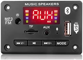 0Digital Bluetooth 2*25W MP3 Player Class Stereo Speaker Power Amplifier Board with Audio Color: Black