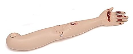 Laerdal 312055 Arm Assembly for Model, Right with Wounds, Resusci