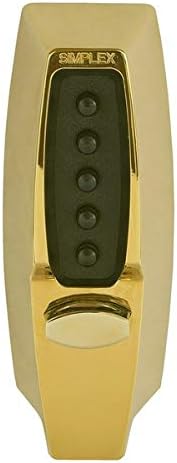 Kaba Simplex 7102-03-41 Thumbturn Mechanical Pushbutton Deadbolt