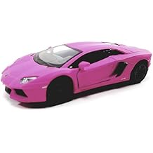 Kinsmart HOT Pink Matte Aventador LP-700 138 O Scale Diecast Car, Small