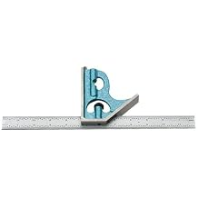 PEC 7141-012 12" 16R Grad 2 Pc Cast Iron Combination Square Set