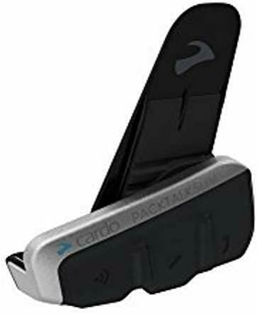 Cardo PTS00101 - PACKTALK Slim Motorcycle Bluetooth Communication System Headset - Black, Dual 2 Pack