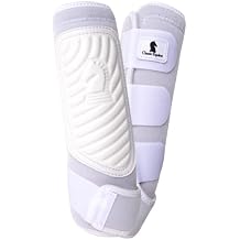 Classic Equine Classic Fit Boot Hind, Color: White, Size: M (CF200WHM)