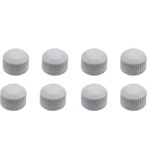 FDXGYH 8 PCS Light Screw Cap M4 x 9 x 11 Lamp Knob Nuts White Female Thread Knurled Decorative Insert Bolt Cover for Most Pendant Lights and Wall Lights