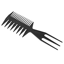 Wide Tooth Comb, Double Side Coloring Styling, Plastic Hair Dye Comb, Floating Painting Marbling Combs for Salon Barbers Artistic Accessory
