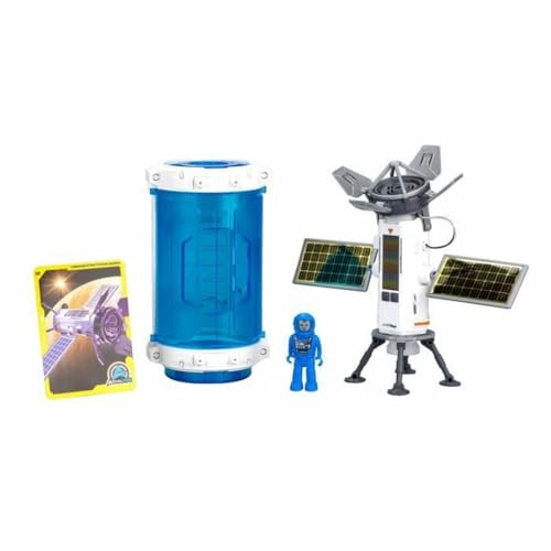 Silverlit - ASTROPOD The Communication Station: Character Box and Station 15 cm - Theme of the universe and space - 15-piece construction kit to assemble - Ages 6 and up