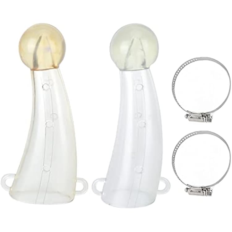 2Pcs Silicone Cow Horn Protector, Round Cornered Silicone Calf Cattle Bull Cow Horn Anti Fight Protector, Cover Cow Horn Protector, Bull Horn Cover Protector for Farm Accessory