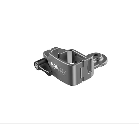MOVMAX Pocket 4/3 Protective Cage, Aluminum Alloy Recording Mount with 1/4"-20 Thread, 58g Lightweight Mount for Pocket 3, Blade Arm Hoop Connector Accessories