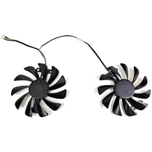 Graphics Card 2pcs 95MM KFA2 GTX 1070 Ti EX-SNPR White GPU Fan Compatible with GTX 1070 Ti Red Edition GTX 1070 EX Graphics Card Cooling Fan