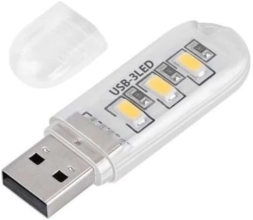 SANEC Portable Mini USB Led Lamp 3 LED 5730 SMD Led Camping Stick
