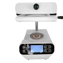 SuperDental Lab Vacuum Forming Molding Machine with Five Operating Modes Work for Both Round and Square Vacuum Forming Plates