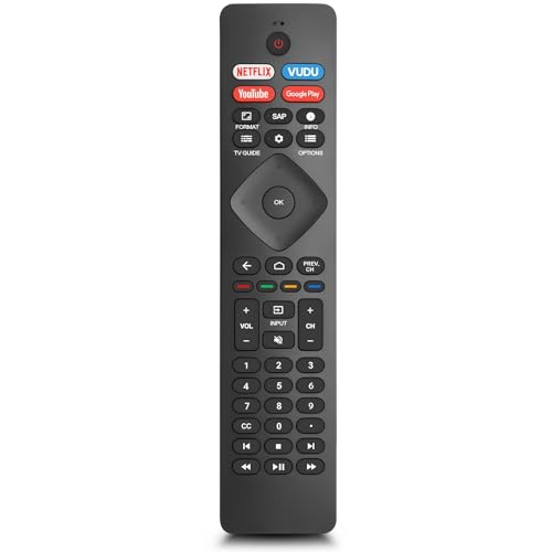 Replacement for Philips Smart TV Remote Control,Universal for Philips 4K UHD Android Smart TVs