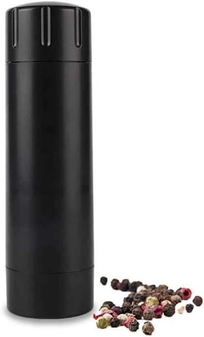 Manual Pepper Grinder Salt and Pepper Mill Shakers Thickness Adjustable Ceramic Core Kitchen Mills Pepper Blender (2)