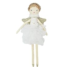 MON AMI Adele Small White Angel Stuffed Doll 15, Soft & Cuddly Plush Doll, Use as Toy or Room Decor, Great Gift for Kids of All Ages