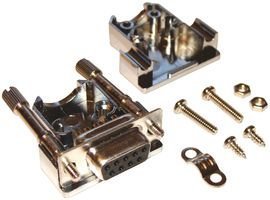 Multicomp D Sub Connector Kit, Receptacle, 9 Position, Solder - MCD8E09FS-KIT