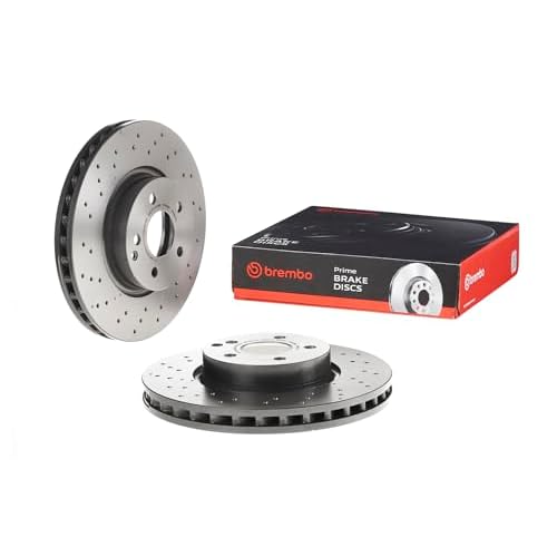 Brembo 09.A621.31 UV Coated vented drilled Front Brake Rotor MERCEDES-BENZMERCEDES-BENZ BBDC OE# A0004211112