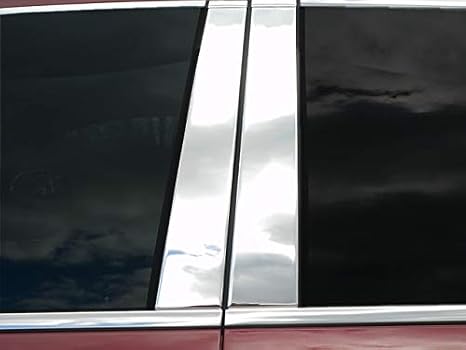 QAA is Compatible with 2019-2026 RAM Trucks RAM 4 Piece Stainless Pillar Post Trim PP59935