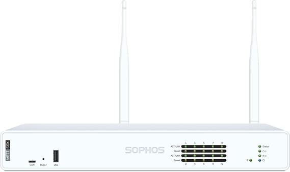 Sophos XGS 118W (Gen2) Wireless Security Appliance with 5 Years Xstream Protection (XY118Z60ZZPCUS) | 9 x 2.5 GE Ports + 1 SFP | Wi-Fi 6, Business Security Firewall, SD-WAN, Secure VPN